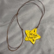 JOJO COCO Simple All-Match Yellow Star Necklace Sweet Fashion Trendy Cool Pendant Necklace