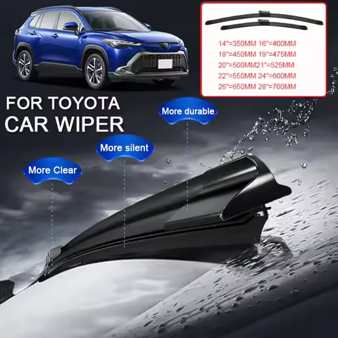 2PCS For Toyota AVALON BZ4X CAMRY CHR COROLLA CROSS HARRIER VENZA MAIRAI PRIUS RAV4 YARIS CROSS VIOS