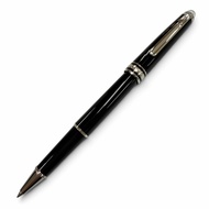 全新 ▼MONTBLANCMeisterstück Classic Pix 1P 鑽石白色星形筆蓋原子筆，黑色/銀色，德國製造，男士，書寫流暢，附筆盒