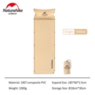 Naturehike ที่นอนเป่าลมอัตโนมัติสำหรับตั้งแคมป์แผ่นรองนอนผ้า PVC 190T ต่อเชื่อมได้ NH15Q002-D