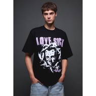 Hakii เสื้อยืด คอกลม สีดำ Heavy Cotton 100% Oversized Black T-Shirt