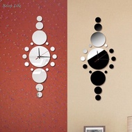 2017 New Fashion Design Modern Style DIY Mirror Wall Clock Wall Sticker Home Decor For Home Living R