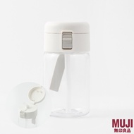 MUJI Clear Bottle with Straw