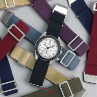 NATO ELASTIC NYLON PARATROOPERS STRAP 18mm 20mm 22mm NATO Strap