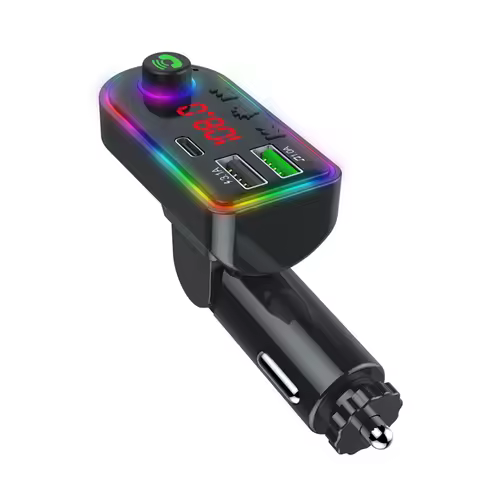 ABGZ-F8 Bluetooth Car MP3 Player FM Transmitter With 3.1A Fast Charging 5.3 HD Bluetooth Car MP3 Pla