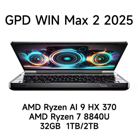 GPD WIN Max 2 10.1-inch Pocket PC 2025 AMD Ryzen 7 8840U 32GB/1TB/2TB/4TB /AI 9 HX 370 32GB/64GB/2TB