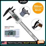 PRADO Digital LCD Electronic Vernier Caliper Gauge Micrometer Tools 15cm 6inch 001