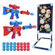 2pk Air Popper Toy Guns With 24 Foam Balls - Shooting Game for Kids 6-10 Years Old - Compatible with
