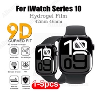 Soft Screen Protector Film for iWatch Series 10 46mm 42mm Anti-Scratch Waterproof for iWatch Series 