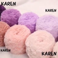 KARENGOODS Fur Yarn, Long Haired Soft Fluffy Fluffy Yarn, Comfortable Thread Handmade 100g DIY Handi