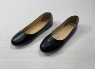 lin lin big shop รองเท้าคัทชูหัวมนส้นแบนหนังด้าน-หนังกำมะหยี่บิ๊กไซส์ รหัส​yy580-1