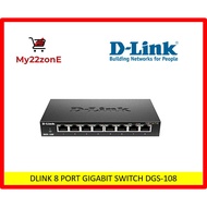 DLINK 8 PORT GIGABIT SWITCH DGS-108