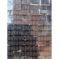 Led 7 segments 3 numbers sl 5 pieces