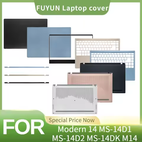 For MSI Modern 14 MS-14D1 MS-14D2 MS-14DK M14 Top Case LCD Back Cover/Front Bezel/Palmrest/Bottom Ca