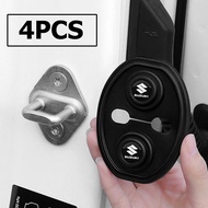 4Pcs Suzuki Silicone Car Door Lock Protection Cover Door Lock Shock Absorber Silent Accessories for 