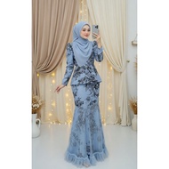 Raya collection Dress Mahi Peplum S-L (Bust 32-40 inci)