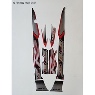(ORI) STRIPING ORI YAMAHA FIZ R Th 2002 Hitam Silver kualitas original
