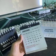 Calendar 2025, Calendar Ready 2025, mini Calendar 2025, Desk Calendar, Aesthetic Calendar