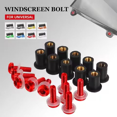 For Honda CBR1000RR CB1000R CBR600RR CBR600F CBR600F4I CBR929RR CBR954RR CB900F CRF300L 5mm 10PCS Wi