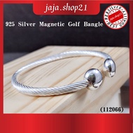 READY STOCK | Original 925 Silver Magnetic Golf Bangle | 925 纯银手环 | Gelang Tangan Bangle Perak 925