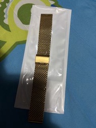 金色不銹鋼錶帶 20mm seiko citizen tissot orient