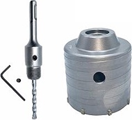 1 set SDS Plus 68mm Concrete Hole Saw Electric Hollow Core Drill Bit Shank 110mm Cement Stone Wall A