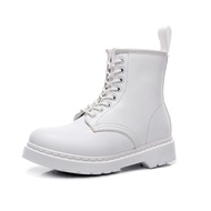 Dr. Martens Air Wair White Shoes Martin Boots Crusty Couple Models