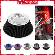 WIN Car Intake Air Filter 3-inch 76mm Washable Reusable Mushroom Air Cleaner Metal