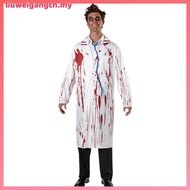 Halloween Masquerade Haunted House Horror Dress Up Zombies Adult Nurse Surgical Doctor Costume cospl