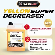 Yellow SUPER Degreaser | Alkaline Engine Degreaser | Pencuci Enjin Pencuci Gris Car Wash 4 Liters - Nano Coating Malaysia