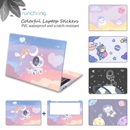 DIY Cartoon Astronaut Notebook Sticker Notebook Skin 10-17 Inch For Lenovo, Thinkpad, Asus, Acer, HP, Sony Premium PVC Material Laptop Case Decorative Decal Laptop Film