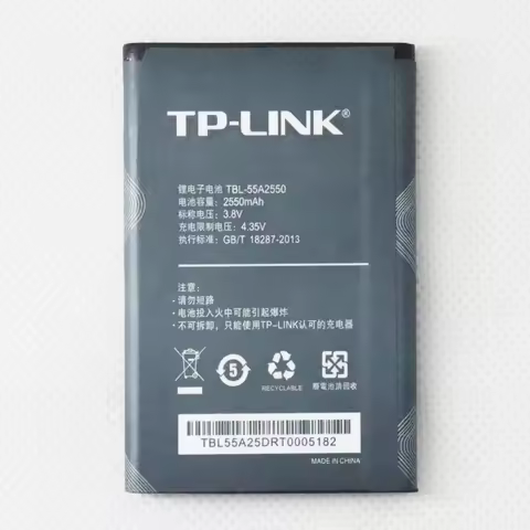 Original 2550mAh TBL-55A2550 Battery For TP-LINK M7350 TL-TR961 2500L 4G LTE WIFI Router Hotspot Mod
