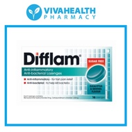 Difflam Menthol and Eucalyptus/Honey Lemon/Raspberry Lozenges 16s