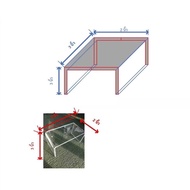 Made By Myself Clear Acrylic Shelf 3 Mm Thick Foldable Size 2*3*3 Inches