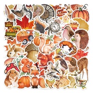 10/50Pcs INS Style Cute Autumn Forest Animals Stickers For Phone Laptop Luggage Fridge Sticker Kids Toys