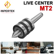 Live Center MT2 Centering JIG Morse Taper MT 2 Mesin Bubut Putar Hidup