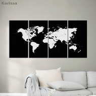 Room Decoration Living room wall decoration map 4pcs