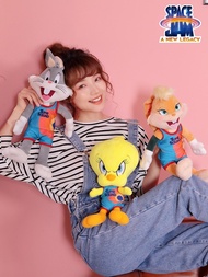 【ph】 Official Space Jam Bugs Bunny Plush Toy Girl Bugs Bunny James Male Doll Figurine Ornament