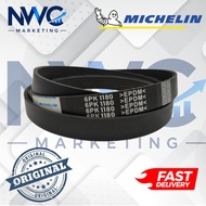 6PK1180 MICHELIN Fan Belt Toyota Sienta NSP170 1.5, Nissan Fairlady Z, Murano 3.5, Opel Astra 1.6