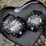 Asport Stainless Waterproof Men and Women Watch Couple set Jam Tangan Perempuan With Mystery Box.