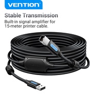 Vention USB Printer Cable USB Type B 2.0 Male to Male 480Mbps for Printer Scanner