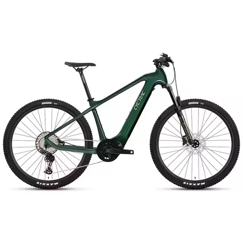 500W Mid Drive Carbon Frame E MTB EM8 48V14Ah Battery 135KM Endurance Electric Mountain Bike