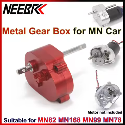 1/12 RC Car Crawler MN Model MN82 MN78 MN99S MN168 MN98 Metal Transmission Gearbox Gear Box for 370 