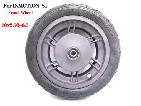 10x2.50-6.5 Inflatable Front Wheel Assembly for Inmotion S1 Smart Electric Scooter INMOTION Front Wh