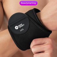 Beautylife| 1Pair 1KG Training Weighted Sandbags for Wrist and Ankle Low-Profile Design Outdoor Runn