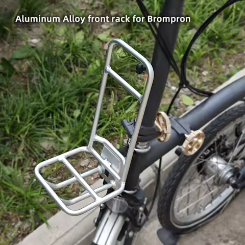 Folding Blike Front Rack for Brompton Bicycle Super Lightweight for Brompton bike accessories Alumin