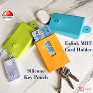 Silicone Key Pouch Ezlink MRT Card Holder Pouch for Kids Men Women