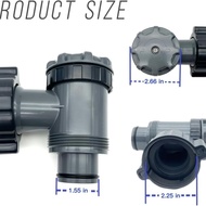 Large Swimming Pool Plug Valve Assembly 26004E Sewer Pipe Single Sink Sewer Extended Drain Pipe Fitt