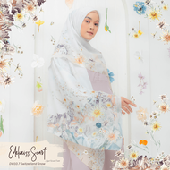 HIRA - Hijabwanitacantik - Segiempat Edelweiss Scarf Standart & Jumbo | Hijab Premium | Dengan Laser