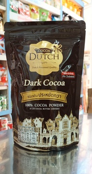 COCOA Dutch Dark cocoa 100% ชนิดเติม น้ำหนักสุทธิ 475 กรัม